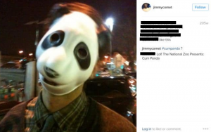 James Alefantis had multiple pictures referencing Pandas on his Instagram. They are all tagged with