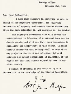 Balfour Declaration - Wikipedia