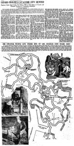 Lizard People's Catacomb City Hunted - Jan 29 1934, Los Angeles Times : AlternativeHistory