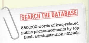 **Research Post** From 2002-2008, the Bush Administration used the Mainstream Media to influence public opinion on, and create support for, the Iraq invasion, Guantanamo Bay, and terrorism coverage using the major TV and radio networks. - conspiracy