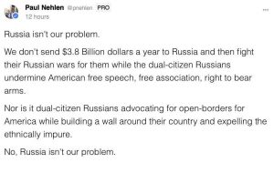 Russia is not our problem... : conspiracy