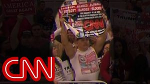 Video shows suspect Cesar Sayoc at Trump rally - YouTube