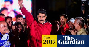 US hits Nicol&aacute;s Maduro with sanctions after Venezuela's 'sham' election  World news  The Guardian