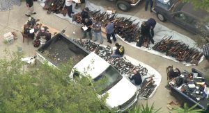 Man Arrested After More Than 1,000 Guns Found in Bel-Air Home During Investigation Into Selling, Manufacturing of Weapons  KTLA