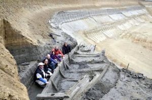 In the spring of 2020, Serbian coal miners discovered 3 Roman-era boats in their coal mines, buried under 2 stories of clay and silt.: CulturalLayer