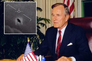 President George HW Bush 'knew' of 1964 alien contact with humans in New Mexico: documentary